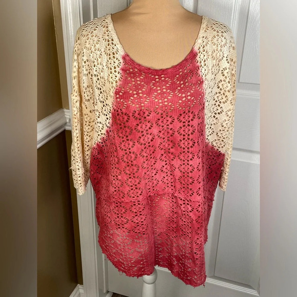 Free People We The Free Crochet Cut Top Small - Picture 6 of 7